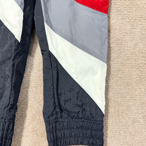 Jordan Boys Red Black Grey Colorblock Windbreaker Track Pants Size 4 XS Joggers - Picture 3 of 12